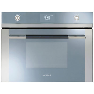 SMEG SF4120MC Linea Aesthetic Combination Microwave Oven, Stainless Steel SMEG SF4120MC Linea Aesthetic Combination Microwave Oven, Stainless Steel